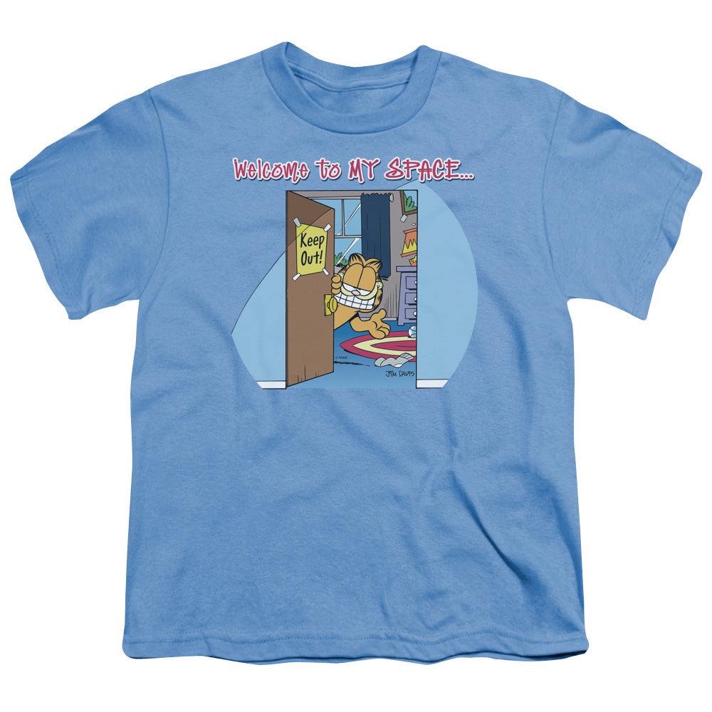 GARFIELD/WELCOME TO MYSPACE - S/S YOUTH 18/1 - CAROLINA BLUE