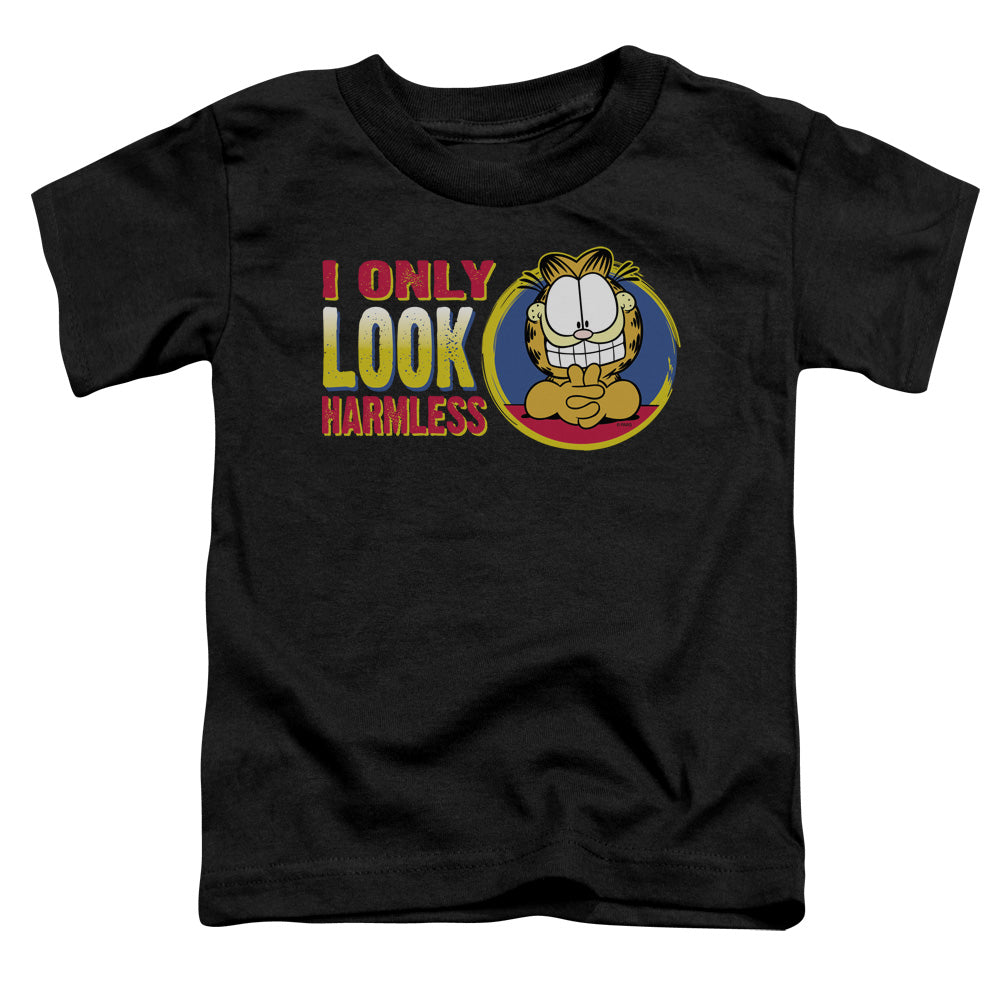 GARFIELD/I ONLY LOOK HARMLESS - S/S TODDLER TEE - BLACK