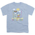 GARFIELD/BEACH BUMS - S/S YOUTH 18/1 - LIGHT BLUE