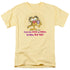 GARFIELD/FROM ZERO TO PERKY - S/S ADULT 18/1 - BANANA