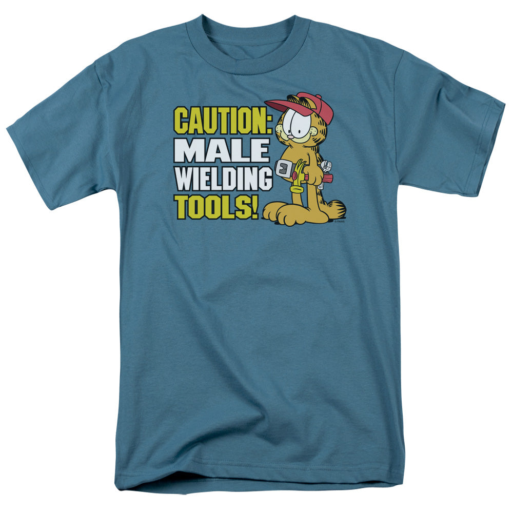 GARFIELD/MALE WEILDING TOOLS - S/S ADULT 18/1 - SLATE