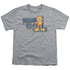GARFIELD/DAD IS NUMBER ONE - S/S YOUTH 18/1 - ATHLETIC HEATHER