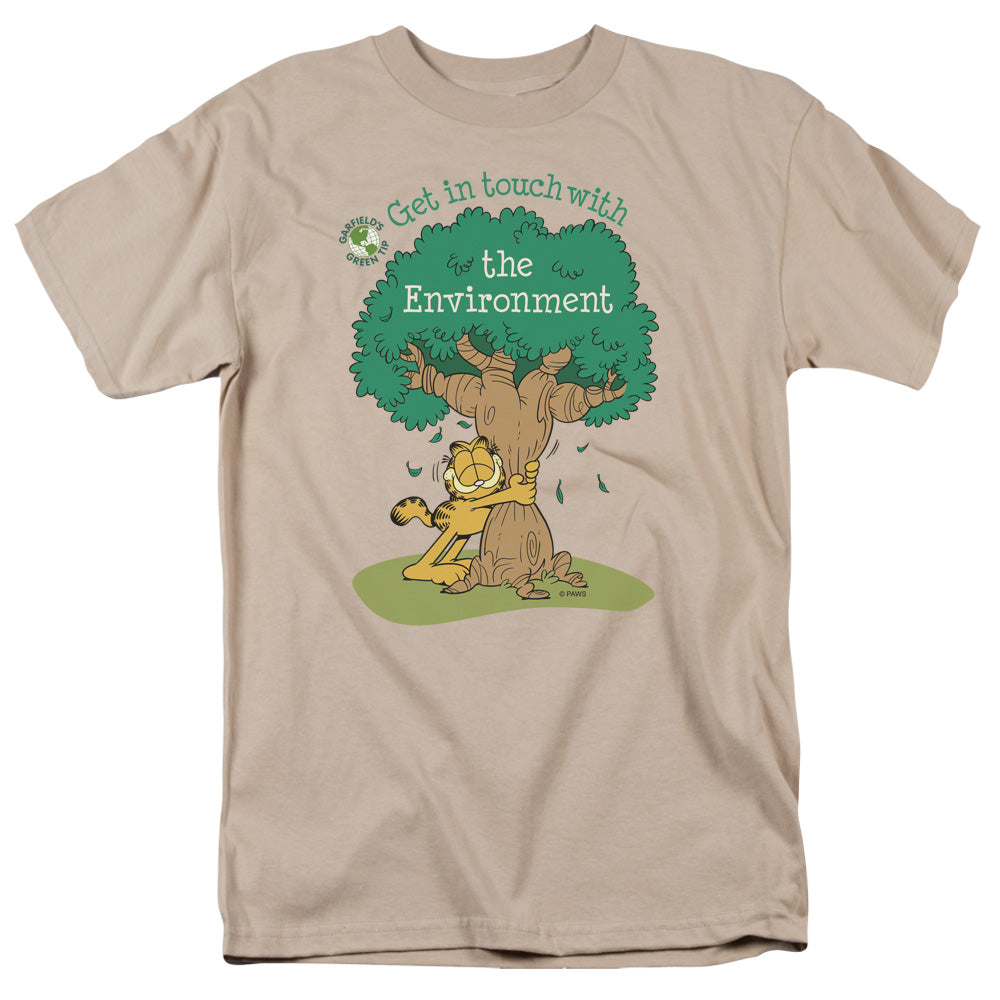 GARFIELD/GET IN TOUCH - S/S ADULT 18/1 - SAND