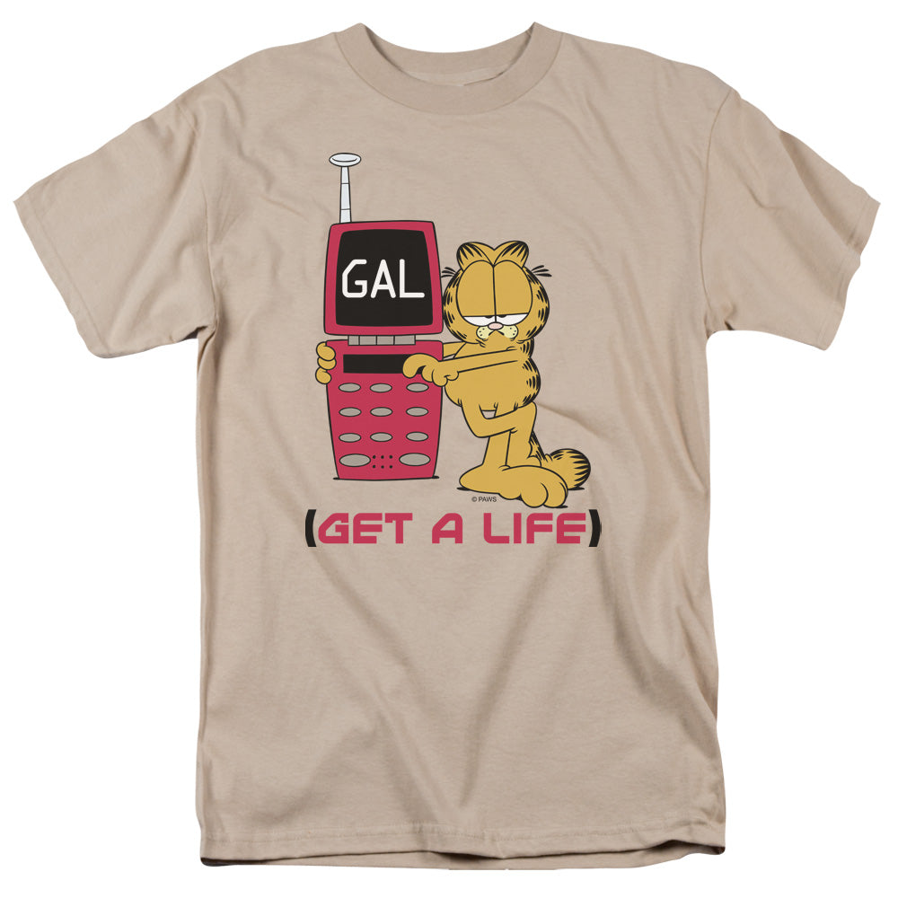GARFIELD/GET A LIFE - S/S ADULT 18/1 - SAND