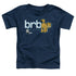 GARFIELD/BE RIGHT BACK - S/S TODDLER TEE - NAVY
