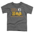 GARFIELD/STAY AWAKE - S/S TODDLER TEE - CHARCOAL