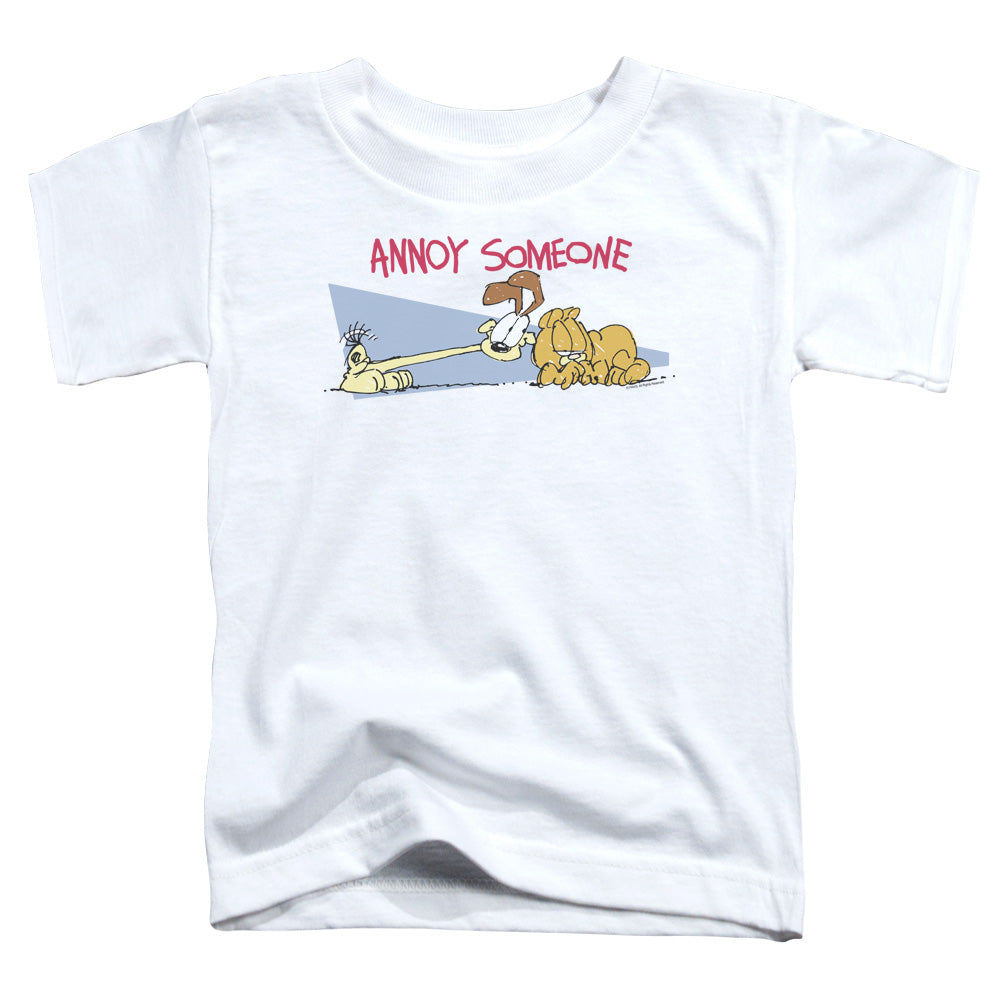 GARFIELD/ANNOY SOMEONE - S/S TODDLER TEE - WHITE