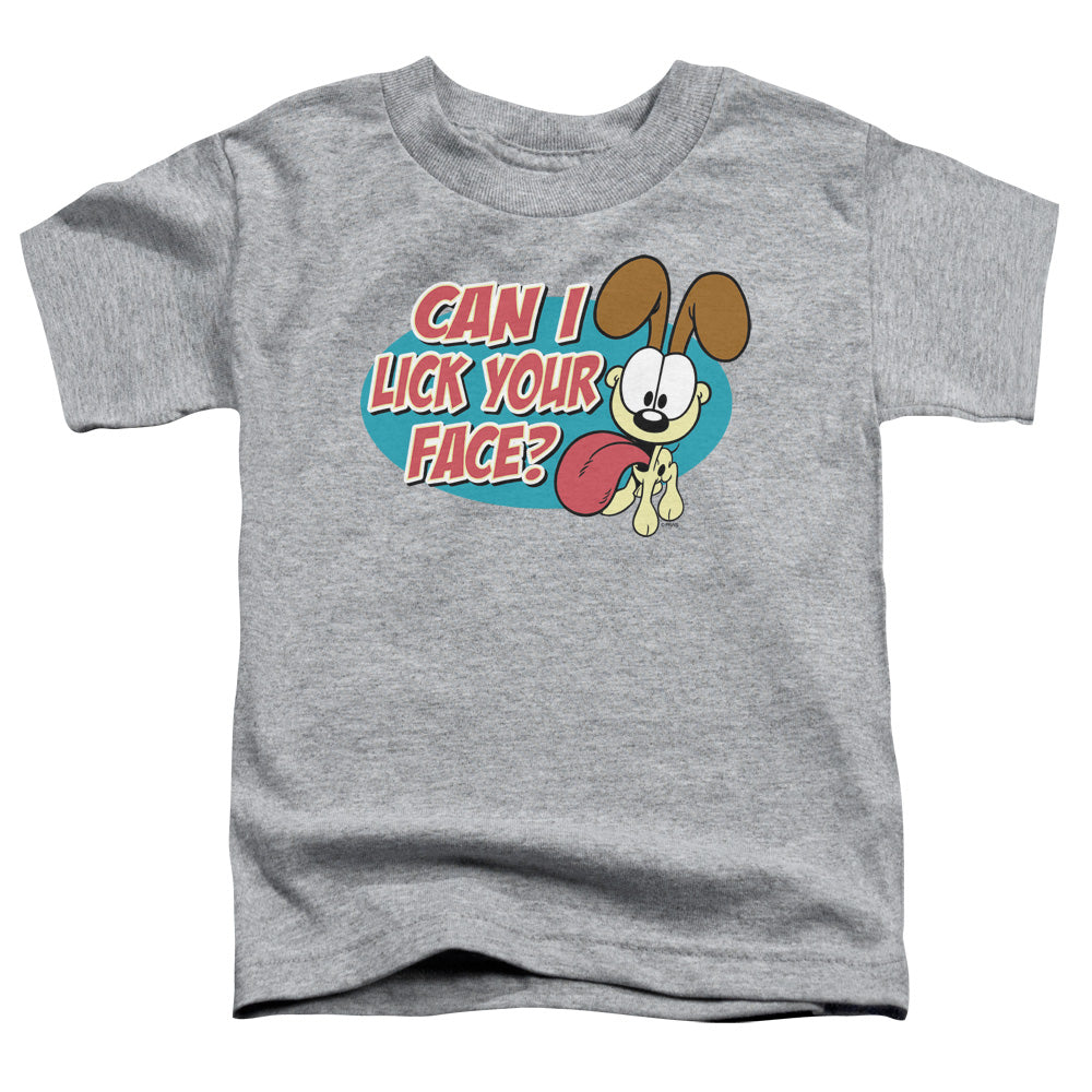 GARFIELD/QUESTION - S/S TODDLER TEE - ATHLETIC HEATHER