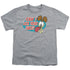 GARFIELD/QUESTION - S/S YOUTH 18/1 - ATHLETIC HEATHER