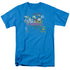 GARFIELD/GARFIELD AND FRIENDS - S/S ADULT 18/1 - TURQUOISE