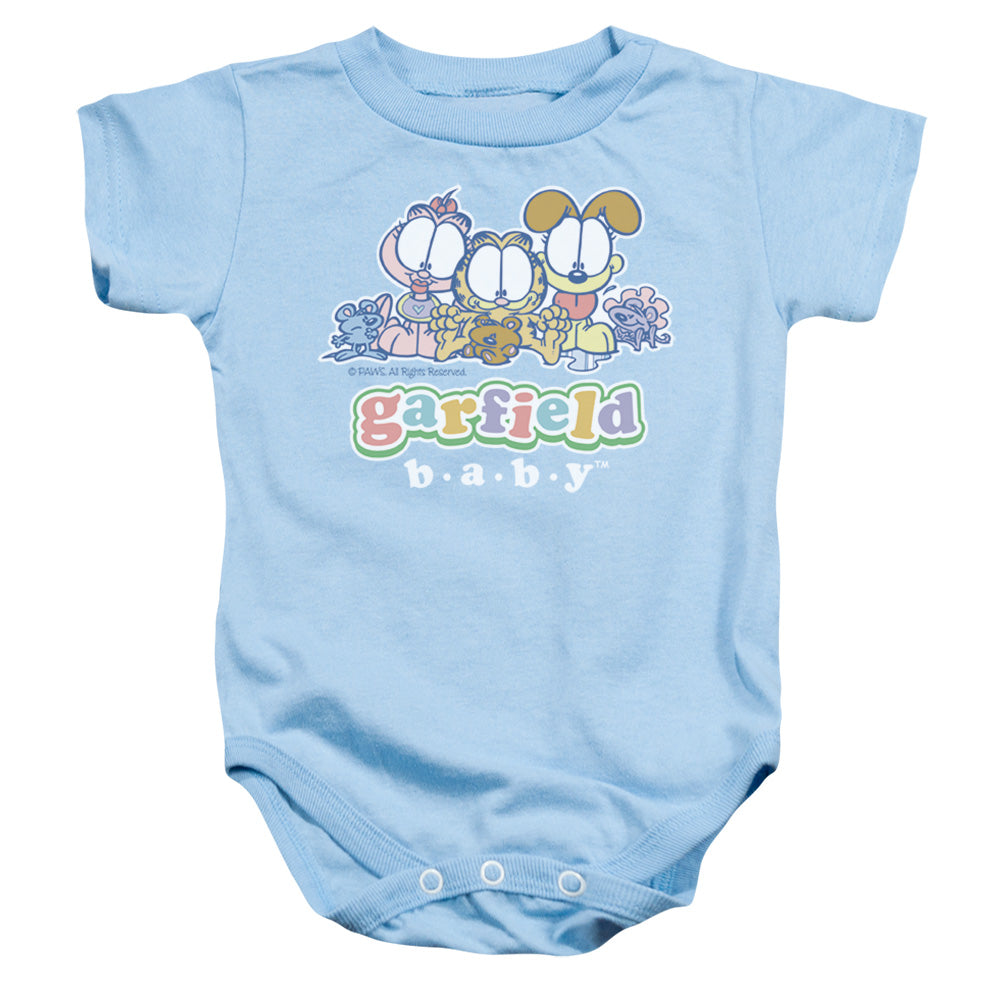 GARFIELD/BABY GANG - INFANT SNAPSUIT - LIGHT BLUE