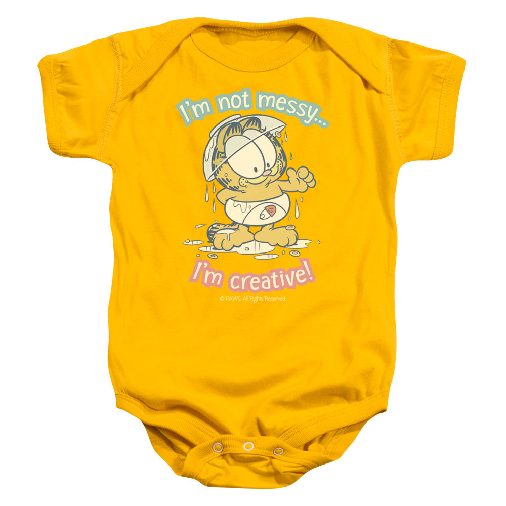 GARFIELD/IM CREATIVE - INFANT SNAPSUIT - GOLD