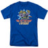 GARFIELD/MAKE A DIFFERENCE - S/S ADULT 18/1 - ROYAL BLUE