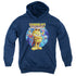 GARFIELD/DVD ART - YOUTH PULLOVER HOODIE - NAVY