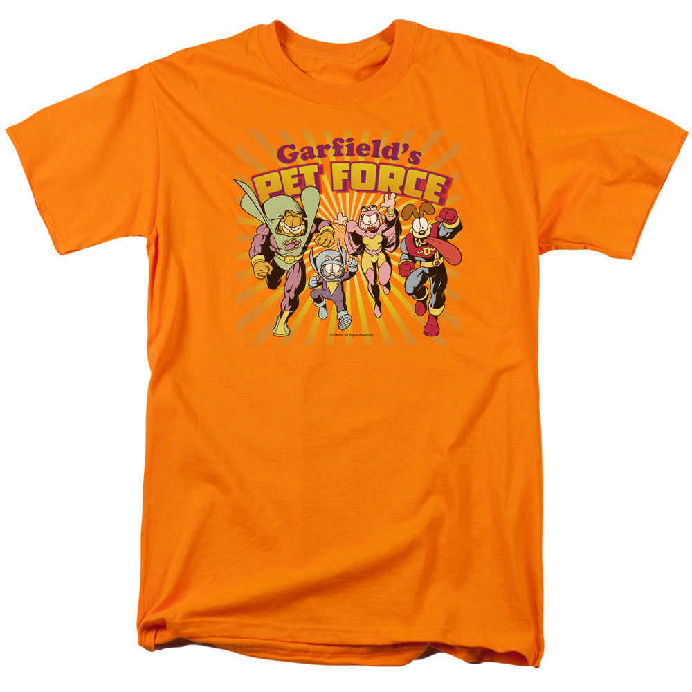 GARFIELD/PET FORCE BURST - S/S ADULT 18/1 - ORANGE