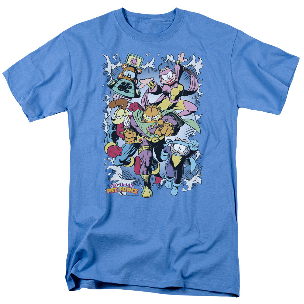 GARFIELD/RIPPED - S/S ADULT 18/1 - CAROLINA BLUE