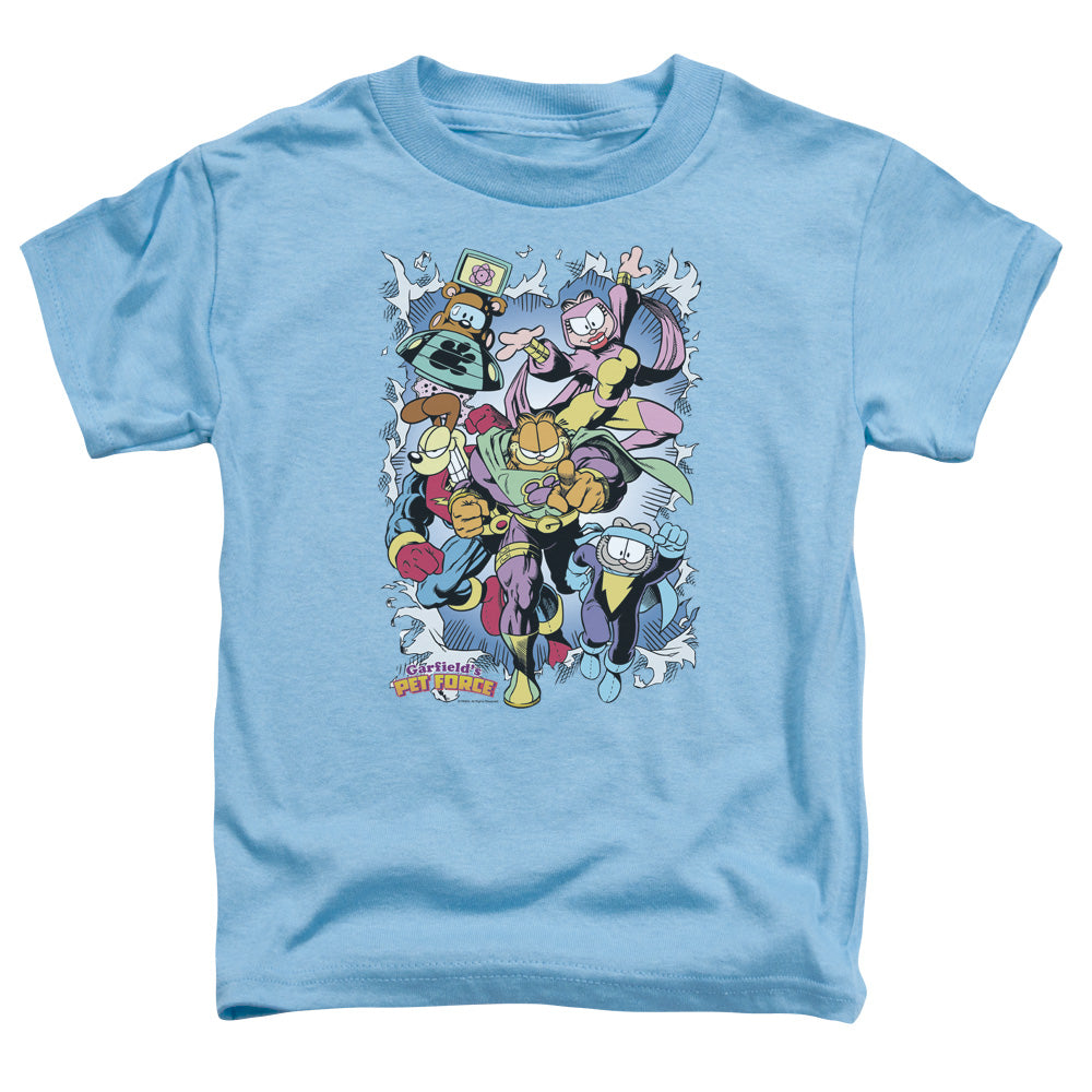 GARFIELD/RIPPED - S/S TODDLER TEE - CAROLINA BLUE