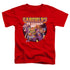 GARFIELD/PET FORCE FOUR - S/S TODDLER TEE - RED