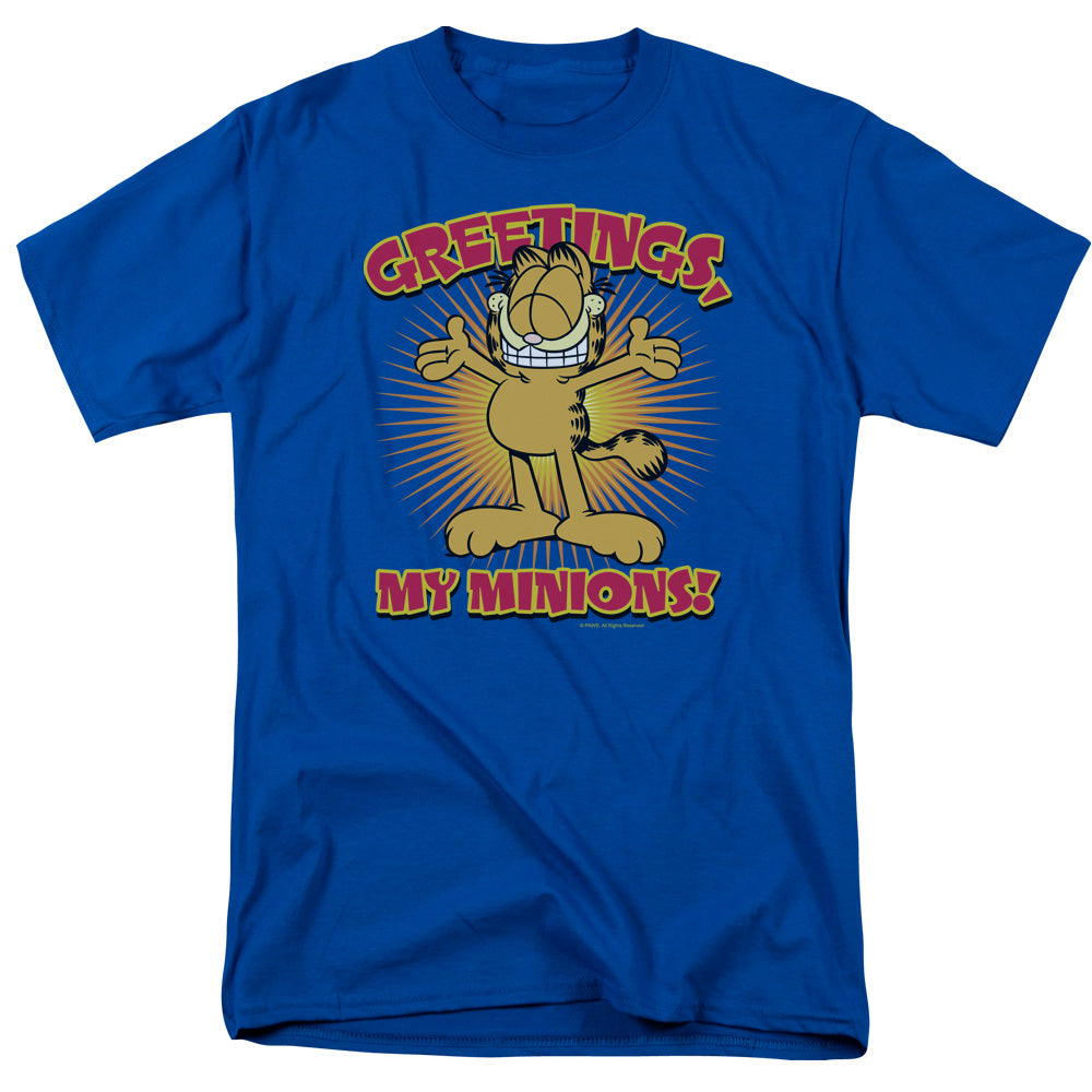 GARFIELD/MINIONS - S/S ADULT 18/1 - ROYAL BLUE