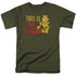 GARFIELD/LEAVING - S/S ADULT 18/1 - MILITARY GREEN