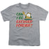 GARFIELD/EXCUSED FOREVER - S/S YOUTH 18/1 - ATHLETIC HEATHER