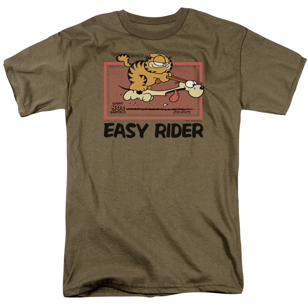 GARFIELD/VINTAGE EASY RIDER - S/S ADULT 18/1 - SAFARI GREEN