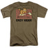 GARFIELD/VINTAGE EASY RIDER - S/S ADULT 18/1 - SAFARI GREEN