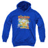 GARFIELD/THE GARFIELD SHOW - YOUTH PULLOVER HOODIE - ROYAL BLUE