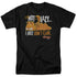 GARFIELD/NOT LAZY - S/S ADULT 18/1 - BLACK