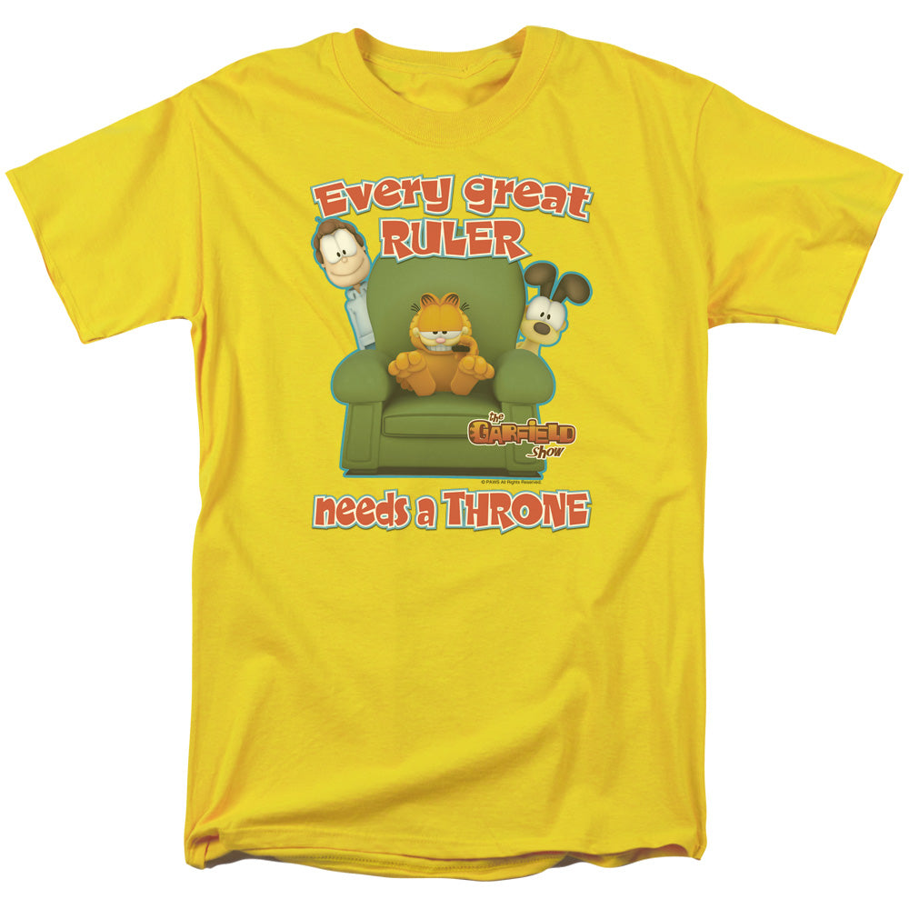 GARFIELD/THRONE - S/S ADULT 18/1 - YELLOW