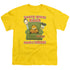 GARFIELD/THRONE - S/S YOUTH 18/1 - YELLOW