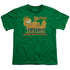 GARFIELD/MY PEEPS - S/S YOUTH 18/1 - KELLY GREEN