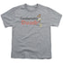 GARFIELD/COMFORTABLY DUMB - S/S YOUTH 18/1 - ATHLETIC HEATHER
