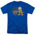GARFIELD/SMILING - S/S ADULT 18/1 - ROYAL BLUE