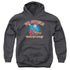 GARFIELD/SUPER - YOUTH PULLOVER HOODIE - CHARCOAL