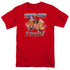 GARFIELD/HOW I ROLL - S/S ADULT 18/1 - RED