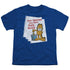 GARFIELD/DULY NOTED - S/S YOUTH 18/1 - ROYAL BLUE