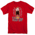 GARFIELD/FRIDAY - S/S ADULT 18/1 - RED