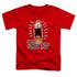 GARFIELD/FRIDAY - S/S TODDLER TEE - RED