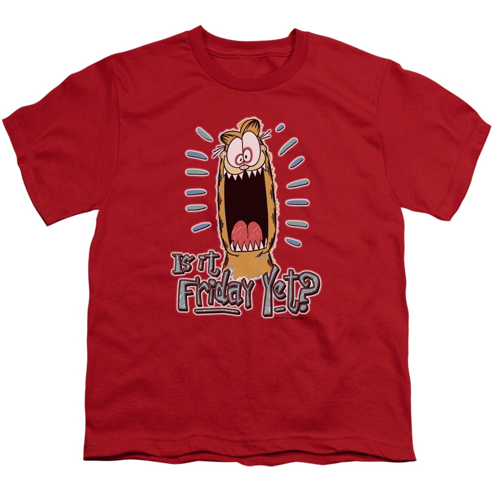 GARFIELD/FRIDAY - S/S YOUTH 18/1 - RED