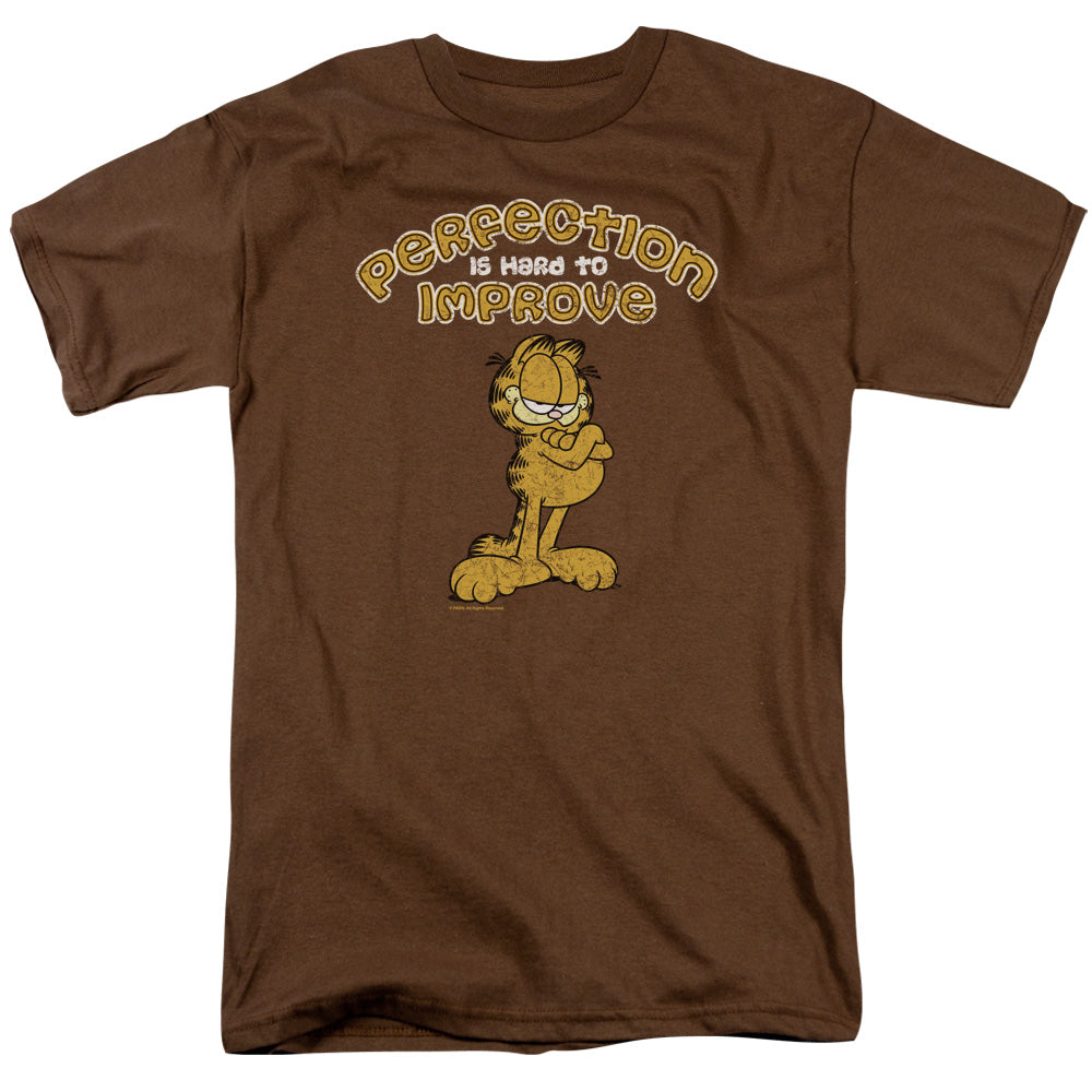 GARFIELD/PERFECT - S/S ADULT 18/1 - COFFEE