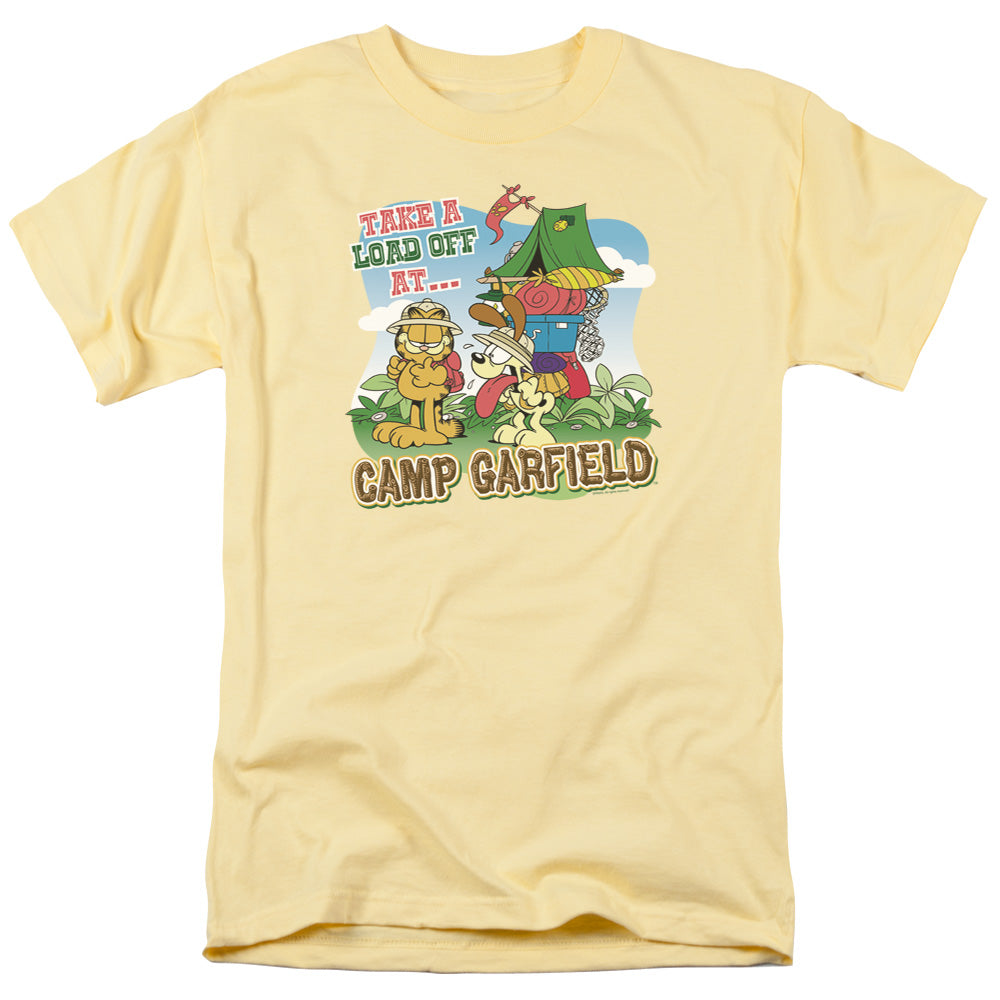 GARFIELD/CAMP GARFIELD - S/S ADULT 18/1 - BANANA