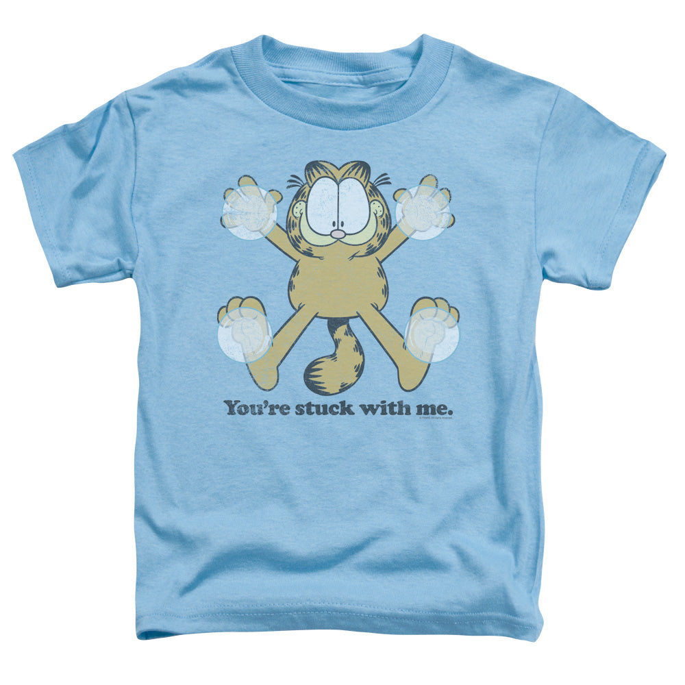 GARFIELD/STUCK - S/S TODDLER TEE - CAROLINA BLUE