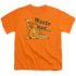 GARFIELD/WASTE NOT - S/S YOUTH 18/1 - ORANGE