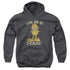GARFIELD/ASK ME - YOUTH PULLOVER HOODIE - CHARCOAL