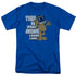 GARFIELD/AWESOME - S/S ADULT 18/1 - ROYAL BLUE
