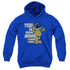 GARFIELD/AWESOME - YOUTH PULLOVER HOODIE - ROYAL BLUE