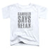 GARFIELD/RELAX - S/S TODDLER TEE - WHITE