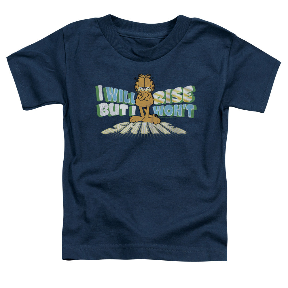 GARFIELD/RISE NOT SHINE - S/S TODDLER TEE - NAVY