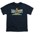GARFIELD/RISE NOT SHINE - S/S YOUTH 18/1 - NAVY